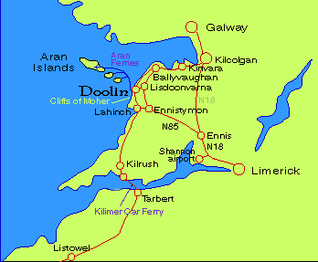 Doolin directions map